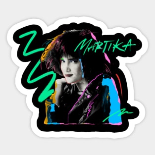 MARTIKA 80S RETRO STYLE Sticker